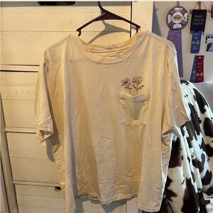 Carhartt Beige Floral Pocket Tee